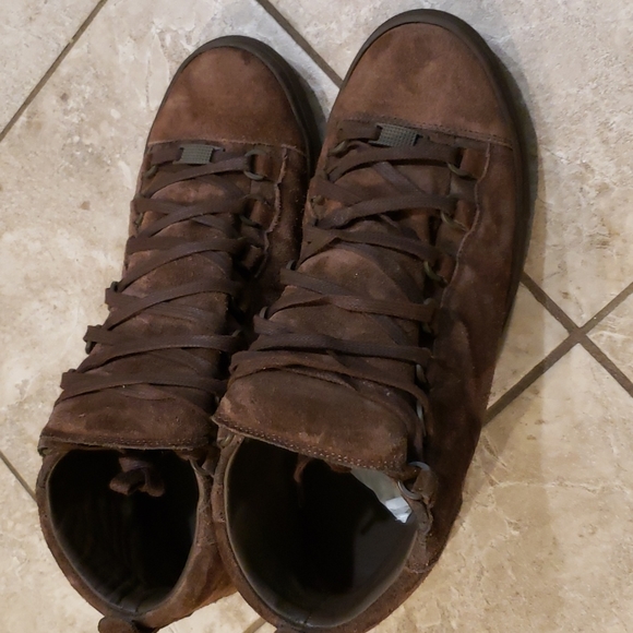 BROWN SUEDE BALENCIAGA ARENA - Picture 17 of 17